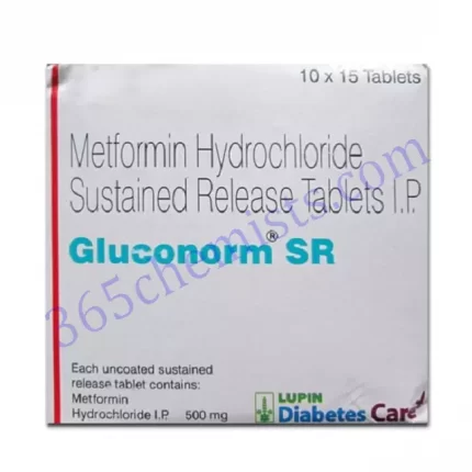 GLUCONORM SR 500 MG TABLET 15'S
