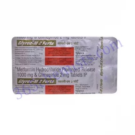 GLYREE M FORTE 2 2 1000MG TABLET 10