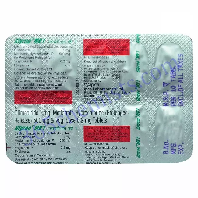 GLYREE MV 1 TAB GLYREE MV 1 TAB