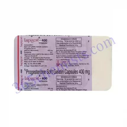 LUPIGEST 400 CAP 10 CAP