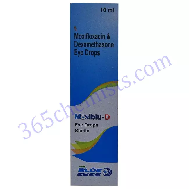 MOXIBLU D 0.50% EYE DROPS 10ML MOXIBLU D 0.50% EYE DROPS 10ML