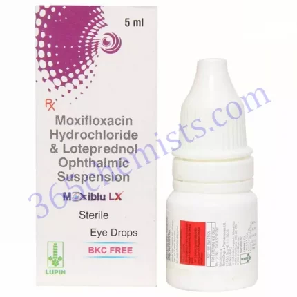 MOXIBLU LX 5+5 MG EYE DROPS 5 ML