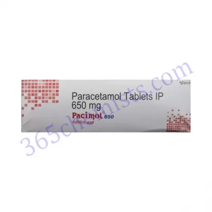 PACIMOL 650 MG TABLET 15
