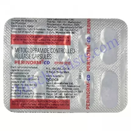 PERINORM-CD 15MG CAPSULE 10