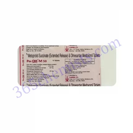 PINOM-M 20+50 MG TABLET 10