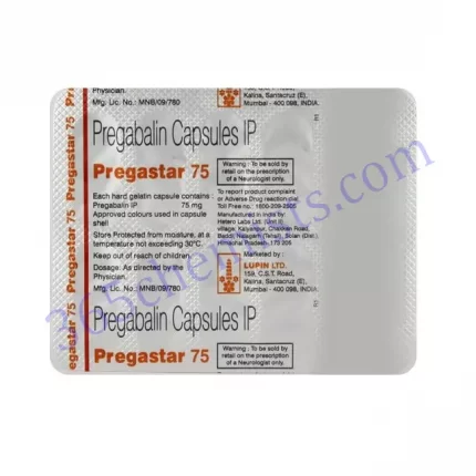 PREGASTAR 75 TRADE 10 CAP 10 CAP