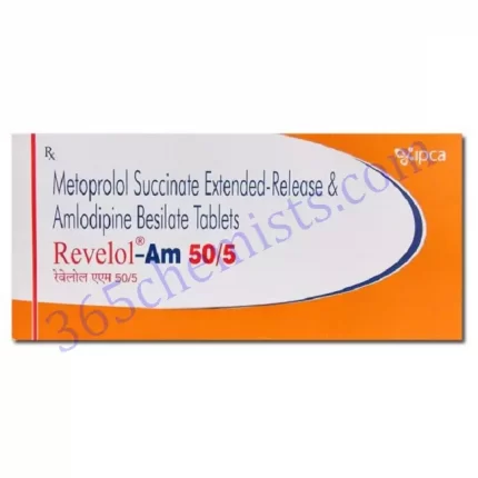 REVELOL AM 50 5 MG TABLET 10