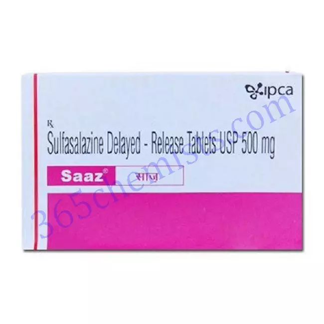 SAAZ 500 MG TABLET DR 10 SAAZ 500 MG TABLET DR 10
