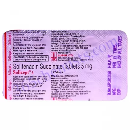 SOLICEPT 5 TAB 10TAB