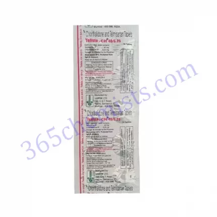 TELISTA-CH 40+6.25 MG TABLET 10