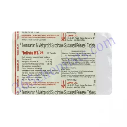TELISTA MT 25 TAB (15 TAB) 15 TAB