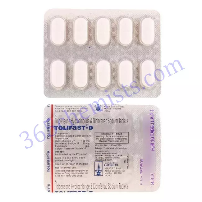 TOLIFAST-D 150+50 MG TABLET 10 TOLIFAST-D 150+50 MG TABLET 10