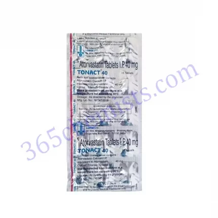 TONACT 40 MG TABLET 15