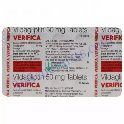 VERIFICA 50 MG TAB 15 TAB