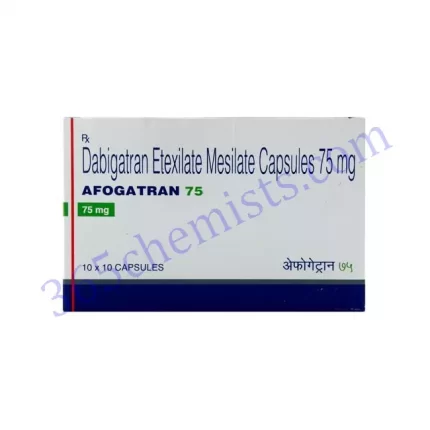 AFOGATRAN 75 CAP 10 CAP