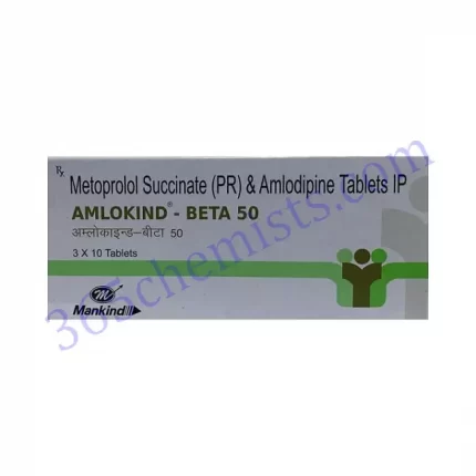 AMLOKIND BETA 50 TAB 10