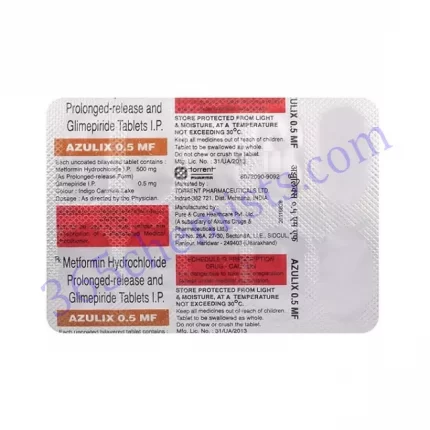 AZULIX 0.5 MF TAB 10 TAB