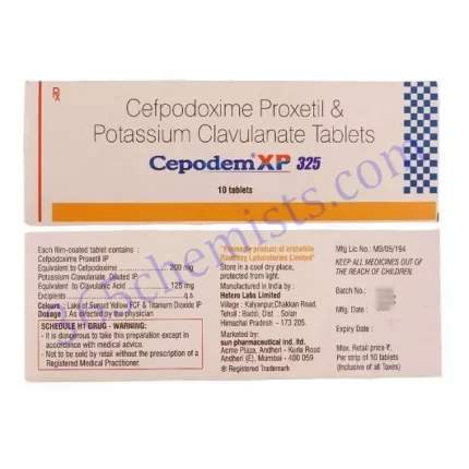 CEPODEM XP 325MG TAB