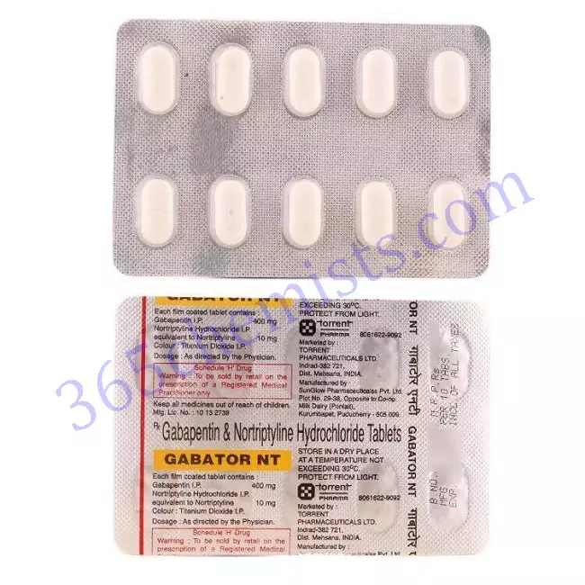 GABATOR NT. 10 TAB GABATOR NT. 10 TAB