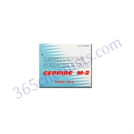 GEPRIDE M 2+500 MG TABLET SR 10