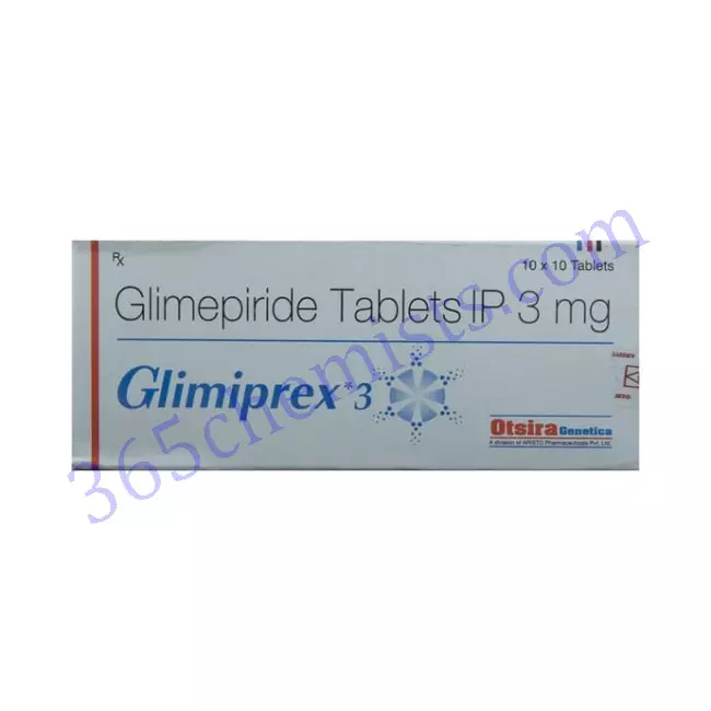 GLIMIPREX 3MG TAB 10 TAB GLIMIPREX 3MG TAB 10 TAB