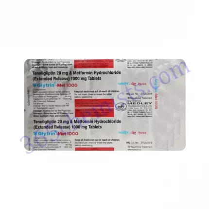 GLYTRIN MET 1000 TAB 10 TAB