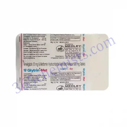 GLYTRIN MET 500MG TAB 10 TAB