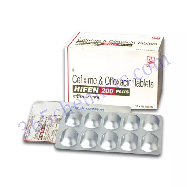 HIFEN PLUS 200+200 MG TABLET 10 HIFEN PLUS 200+200 MG TABLET 10