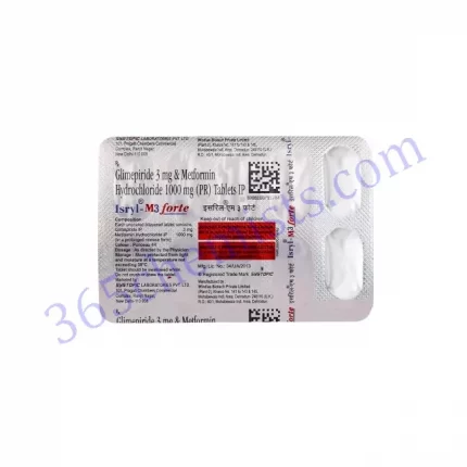 ISRYL M 3 FORTE TAB 10 TAB
