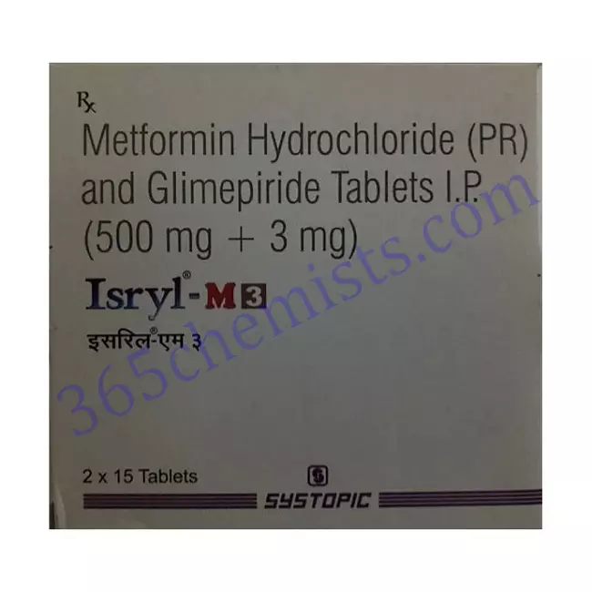 ISRYL M-3 TAB (15 TAB) ISRYL M-3 TAB (15 TAB)