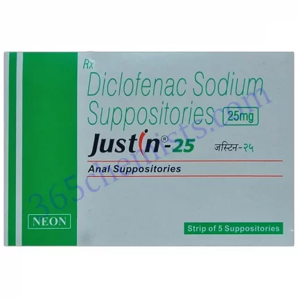 JUSTIN 25MG SUPP.