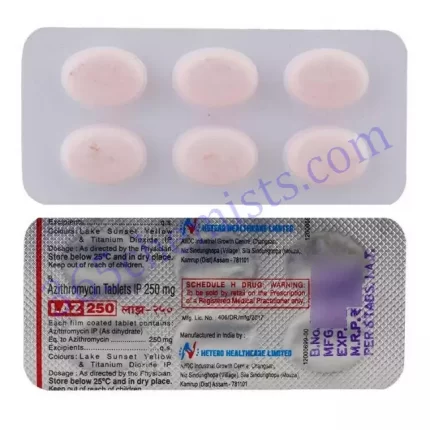 LAZ 250 MG TABLET 6