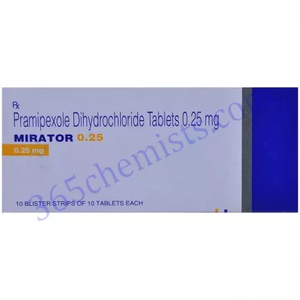 MIRATOR 0.25 TAB 10 TAB