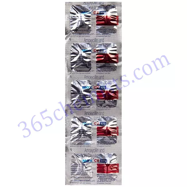 MOX CV 375MG TAB MOX CV 375MG TAB