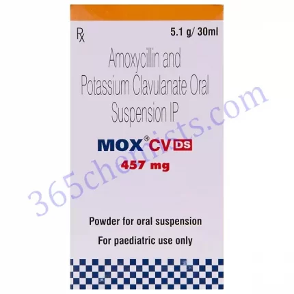 MOX CV DS SUSP 457MG SYP