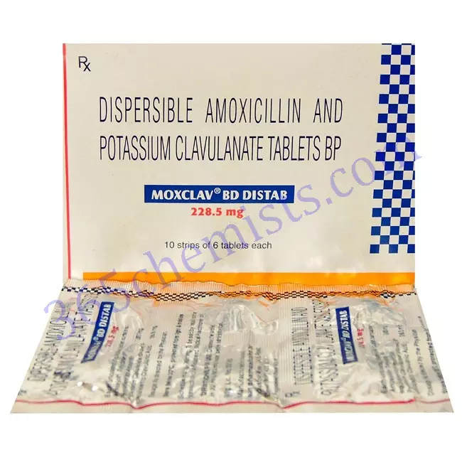 MOXCLAV BD DISTAB 228.5MG TAB MOXCLAV BD DISTAB 228.5MG TAB
