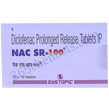NAC SR 100 TAB. 1X10 TAB
