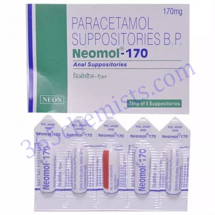 NEOMOL 170MG SUPP.