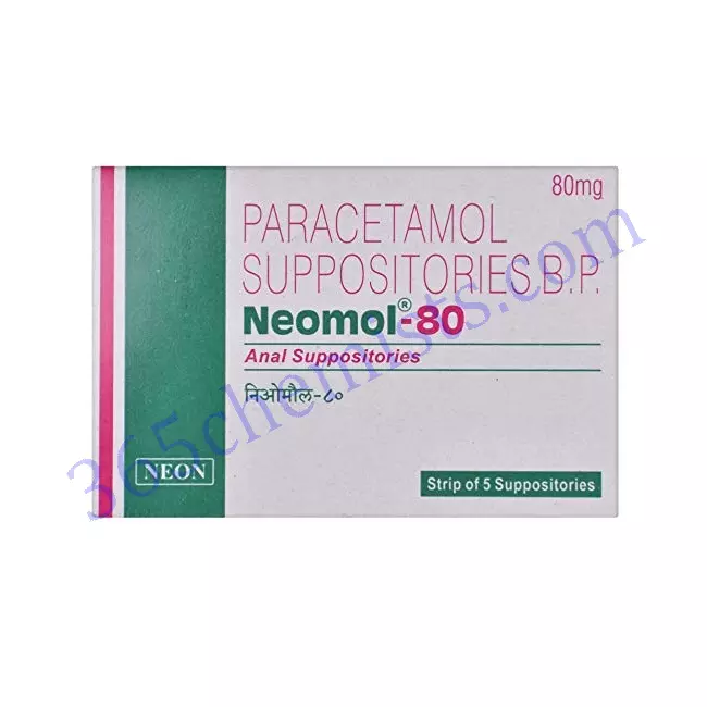 NEOMOL 80MG SUPP. NEOMOL 80MG SUPP.