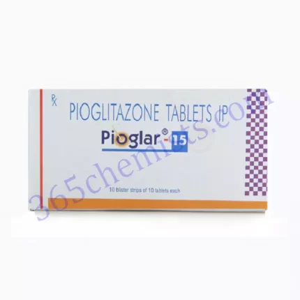 PIOGLAR 15MG TAB