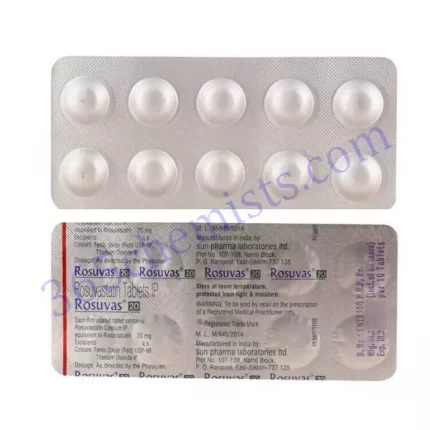 ROSUVAS 20 MG TABLET 10