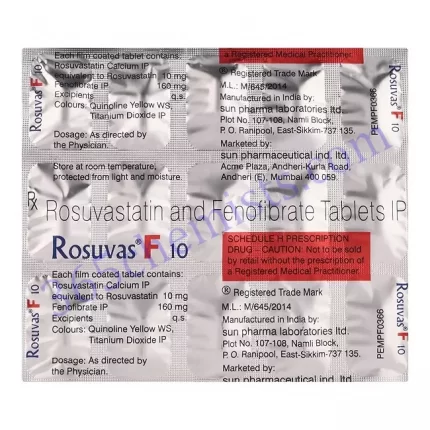 ROSUVAS F 10MG TAB