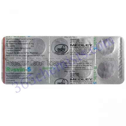 ROSVIN 5 MG TABLET 10