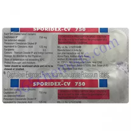 SPORIDEX CV 750 TAB