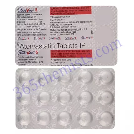 STORVAS 5MG TAB