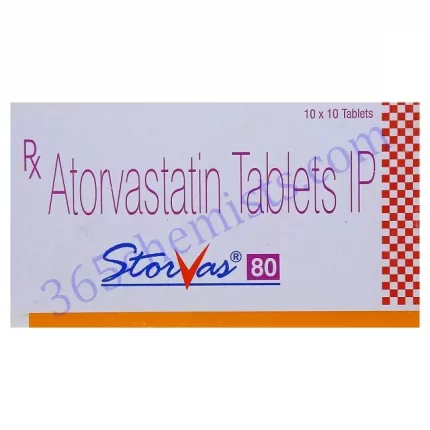 STORVAS 80MG TAB