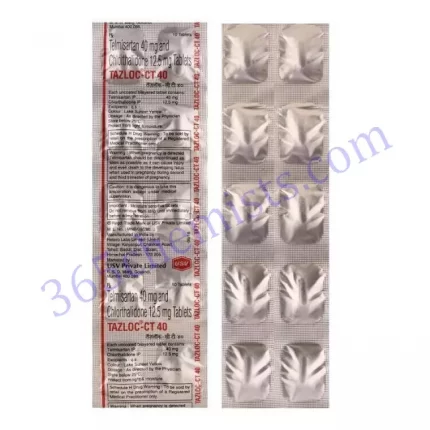 TAZLOC CT 40+12.5 MG TABLET 10