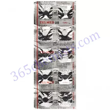 TELMED 20 MG TABLET 10