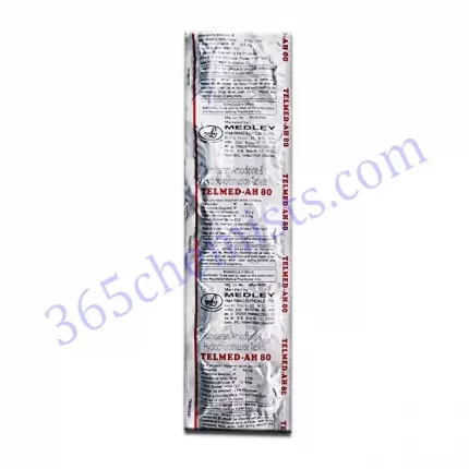 TELMED AH 80MG TAB STRIP