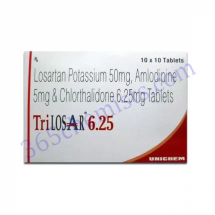 TRILOSAR 6.25MG TAB 10 TAB